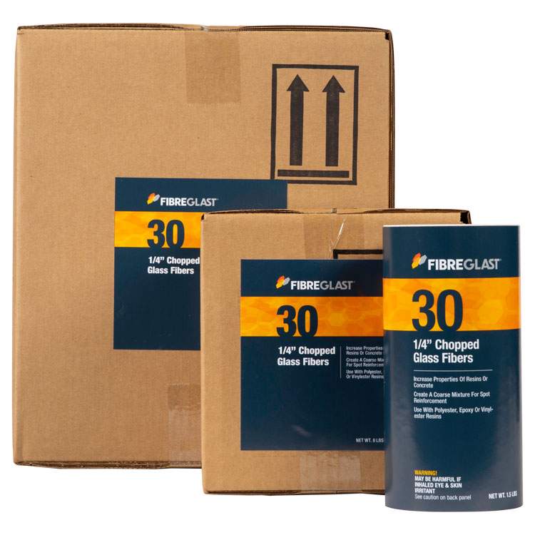 Product Image of 1/4" Chopped Glass Fibers